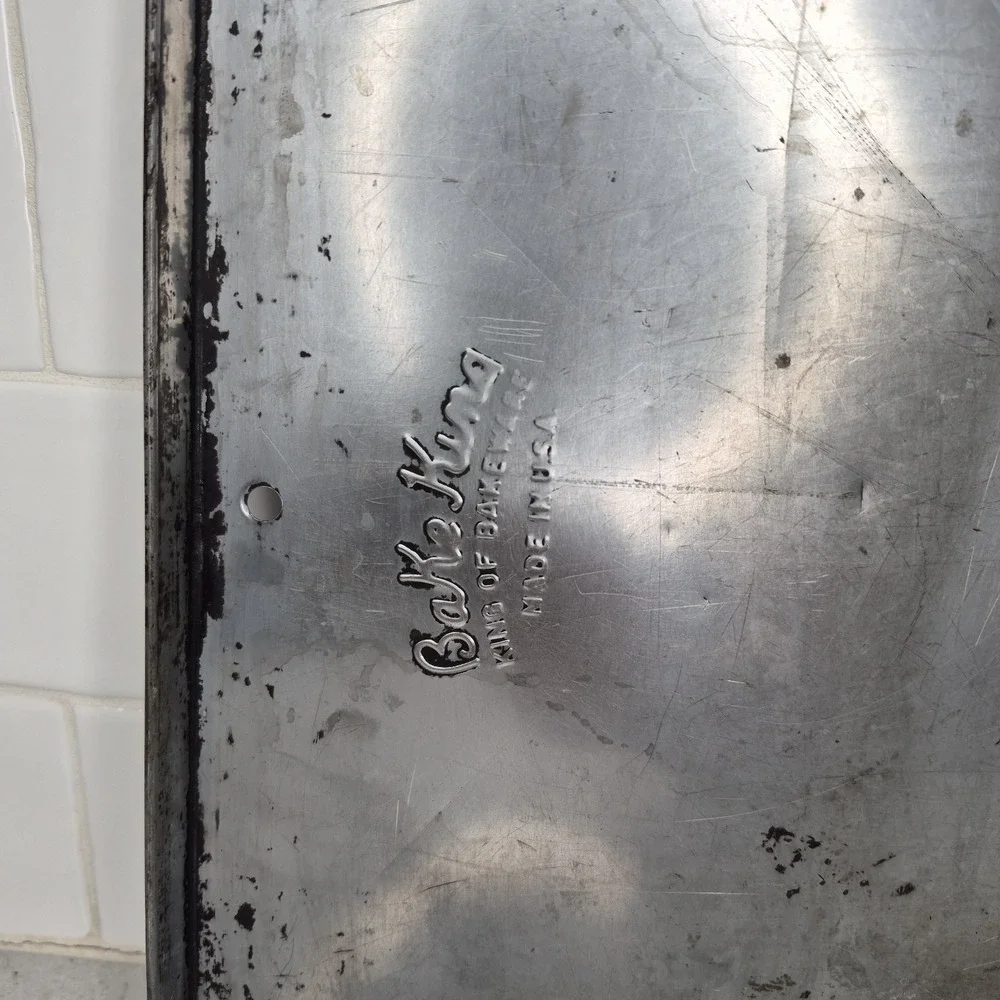 Vintage Bake King: King of Bakeware Cookie Sheet‎ Made in USA 16